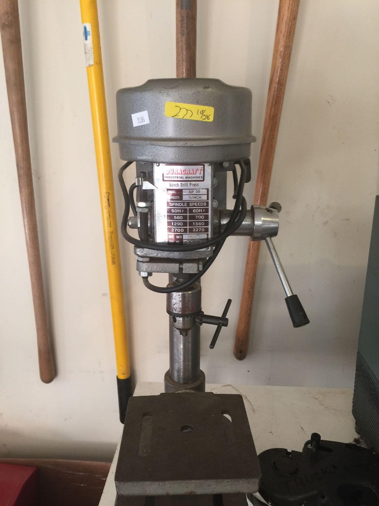 Duracraft Bench Drill Press Model no 