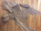 Fantastic framed hand carved wooden pelican. Nice piece of art