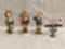 Collection of 3 Hummel figurines, 2 are TMK 2, 1 is TMK 6