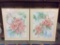 2 hand signed #41/950 prints formal blossoms & woodland blossoms Fayrene Parish