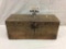 Fantastic antique wooden box as is see pics