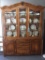 Exquisite Maple Ethan Allen antique inspired china cabinet/hutch - $1395 price tag