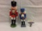 2 vintage nutcrackers Erzgebirge made in the German Democratic Republic as is