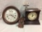 Antique German cuckoo clock no weights, Howard miller clock & Ingram Quartz clock