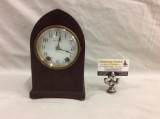 Spectacular Seth Thomas Beehive mantle clock, runs does not strike as is w/ key