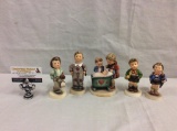 Collection of 5 TMK 4 Hummel figurines includes 