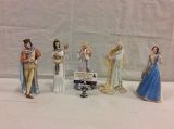 5 Lenox fine porcelain figures of Romeo and Juliet from the 