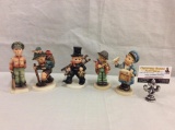 Collection of 5 TMK6 Hummel figurines includes 