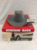 Fantastic Stetson grey cowboy hat size 7 1/4 see pics