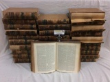 Rare set of Antique Encyclopedia Britannica collection from 1897; 30 books as is