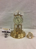 Kundo Kieninger & Obergfell German clock & a Seiko small pocket style clock