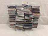 Collection of 200 classical, jazz, country and pop music cd's as is