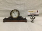 Very cool small antique wind up clock 