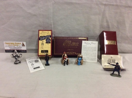 Delhi Dunbar "Lord & Lady" figurines, American civil war "Joshua Chamberlain" + 1 more