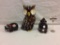 Vintage mid century ceramics - incl. Owl and black piggy banks - nice pieces