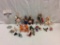 Collection of 23 vintage dolls, little bo beep set, little red riding hood set, three bears set