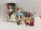 Nice collection of 15 vintage dolls includes a large Uneeda doll