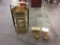 Wonderful large brass shrine/ display w/ 4 other brass containers