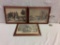 Set of three vintage prints of country life and winter scenes incl. New England Winter Scene