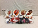 Collection of 16 Marilyn Monroe hand numbered porcelain Delphi display plates