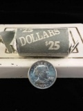 Full roll of uncirculated Susan B Anthony dollars