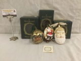3 Waterford Holiday Heirlooms ornaments incl new years celebration # 'd 2739/8000