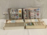 Nice collection of approximately 2500 sports cards including 1988 leaf baseball cards