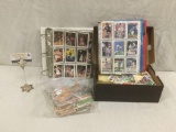 Nice collection of approximately 1500 sports cards; includes 1991 fleer corp baseball cards