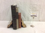 3 antique/vintage books incl. Marine history of the Pacific Northwest & Currier & Ives 1942