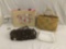 Selection of vintage purses/handbags incl. 2 wicker/straw bags and an Annex purse