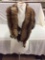 Very beautiful vintage mink shawl monogrammed 