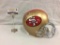 Bob st. Clair autographed 49ers replica football mini helmet w/ box