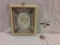 Antique look porcelain bust relief cameo in frame