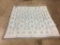 wonderful hand made French blue hand knotted end bed cover/blanket