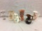 Selection of 4 vases including Nasco Sayonara & Franciscan Earthenware + 1 vase -signed