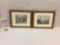 2 German late 19th c. framed prints incl. 