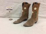 Pair of Womens Tony llama Cowboy Boots size 8 1/2