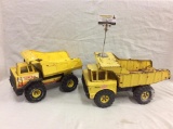 2 vintage Tonka dump trucks, 