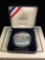 1995 U.S. mint WWII silver proof anniversary one dollar coin in original display case