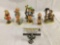 5 Goebel Hummel vintage figurines incl. Mischief Maker, Bird Watcher, School Girl etc