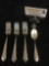 Set of 4 vintage sterling silver flatware pieces - 3 fork set & 1 spoon - 170g total