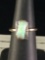 14K gold ring w/ beautiful opal and 4 diamonds @ .04cts, size 6.25 @ 4.2 grams