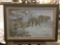 Winter;s Moon framed canvas print by Jorge Mayol - signed & #'d 1/150 w/ COA