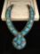 Native American sterling silver and Turquoise choker/necklace