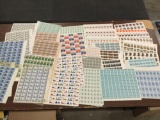 Large collection of mostly vintage U.S. mint stamp sheets, $254.00 Face value, see pics