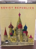 Soviet republic stamp album, well over 200 stamps from different areas of the republic.