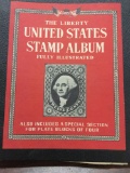 The Liberty United States stamp album, every page is plastered with stamps, see pics