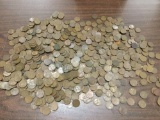Approx. 5 lbs. of lincoln wheat pennies, various dates from 1909 to 1959, see pics