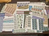 Large lot of mint U.S. stamp blocks and plates, $105.20 face value