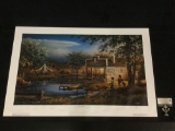 ?Summertime? print by Terry Redlin - signed & #'d 16041/24900 w/ COA - as is see desc